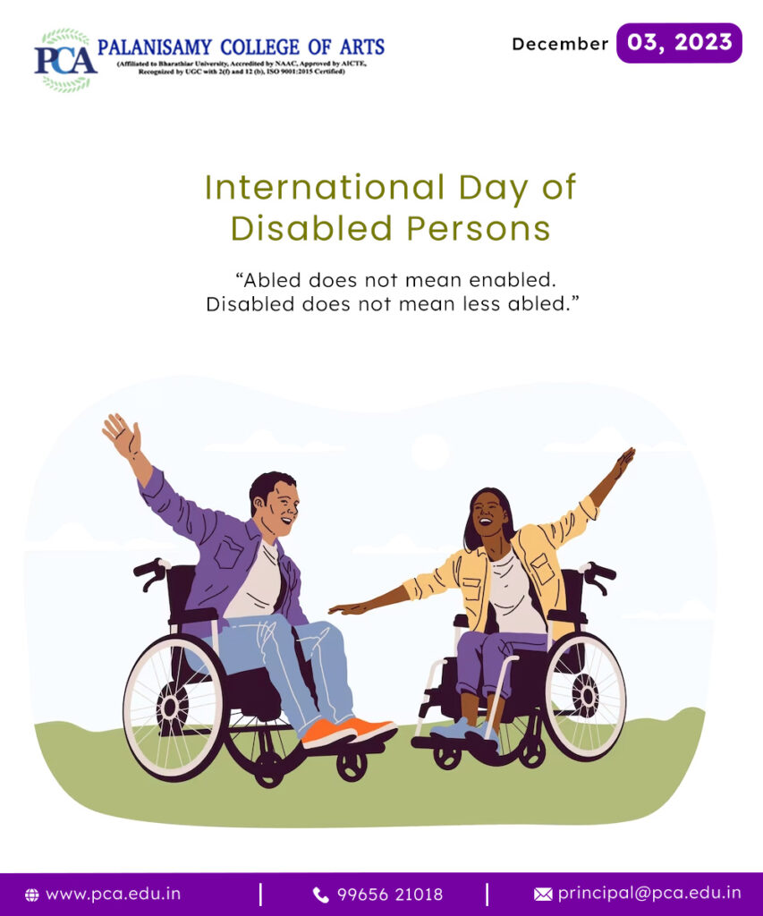 International Day of Disabled Persons